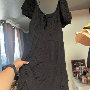 Forever 21 Black One Shoulder Dress